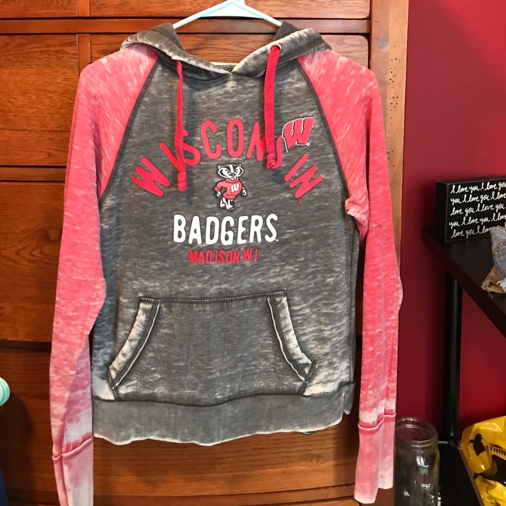 Wisconsin Badgers distressed sweatshirt